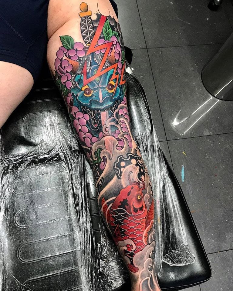 Awesome colour work from the fabulous ! 01315582974 artwork.tattoo ⋆ Studio  XIII Gallery
